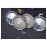 Hub Caps, Cart Wheels, Wood Storage Box