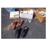 Ceramic Molds, Dishes, 2 Pairs Shoes Size 13, Misc