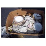 Ceramic Molds, Dishes, 2 Pairs Shoes Size 13, Misc