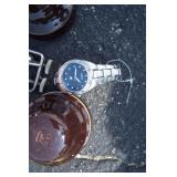 Tote with Fossil Watch and Numerous Vintage Collectibles