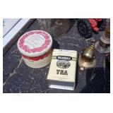 Tote with Fossil Watch and Numerous Vintage Collectibles