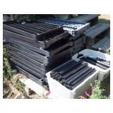 Lot of Plastic Shelving