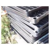 Lot of Plastic Shelving