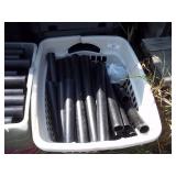 Lot of Plastic Shelving