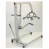 Like New Condition! Hoyer Haudraulic Patient Lift Hydraulic Bedside with Sling On Wheels - Many Uses For This Powerful Lift - Mechanics, Veterinary Clinics, Etc.