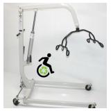 Like New Condition! Hoyer Haudraulic Patient Lift Hydraulic Bedside with Sling On Wheels - Many Uses For This Powerful Lift - Mechanics, Veterinary Clinics, Etc.