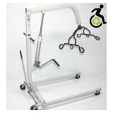 Like New Condition! Hoyer Haudraulic Patient Lift Hydraulic Bedside with Sling On Wheels - Many Uses For This Powerful Lift - Mechanics, Veterinary Clinics, Etc.