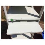 Retails Used $600 FANTASTIC OLYMPUS MD-497 ENDOSCOPY CART VIDEO TOWER Compact Video Trolley COMPUTER MEDIA SLIDE OUT TRAY MEDICAL MONITOR IMAGING STAND - Multiple Power Supply Back Up Plugins