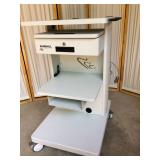 Retails New $3000 High Quality Sandhill Scientific Media Storage Cart With Like New Medical Grade Transformer Input 115-230V Out 600VA, Locking Drawer, Power Supply & Keys - A++ I WANT THIS!! Buil