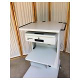 Retails New $3000 High Quality Sandhill Scientific Media Storage Cart With Like New Medical Grade Transformer Input 115-230V Out 600VA, Locking Drawer, Power Supply & Keys - A++ I WANT THIS!! Buil