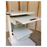 Retails New $3000 High Quality Sandhill Scientific Media Storage Cart With Like New Medical Grade Transformer Input 115-230V Out 600VA, Locking Drawer, Power Supply & Keys - A++ I WANT THIS!! Buil