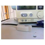 Retails Used $700 Colin Press Mate Advantage Digital Patient Monitor ECG EKG SpO2 NIBP Vitals Signs Sleeve Cuff Finger Probe Printer Printout and Paper Included Great Working Condition!