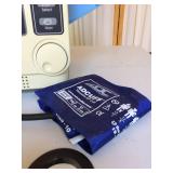 Retails Used $700 Colin Press Mate Advantage Digital Patient Monitor ECG EKG SpO2 NIBP Vitals Signs Sleeve Cuff Finger Probe Printer Printout and Paper Included Great Working Condition!