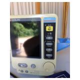 Retails Used $700 Colin Press Mate Advantage Digital Patient Monitor ECG EKG SpO2 NIBP Vitals Signs Sleeve Cuff Finger Probe Printer Printout and Paper Included Great Working Condition!