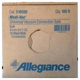 New In Package - Allegiance Health 516500 Medi-Vac Universal Vacuum Connection Tube Tubing Bulk 100 Foot