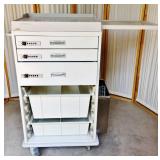 Retails $2000 ALERT!! Mechanics Bead Crafters Carpenters Home Hobbyists Medical Clinics This Cart Has Many Drawers & Is Mobile!! Innerspace Medical Supply Cart Model: 6175H