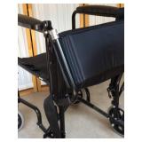 Excellent Condition High Quality Folding Collapsible Sturdy Lightweight Wheeled Adult Transport Chair