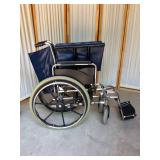 Retails New $1500 INVACARE TRACER IV Heavy Duty Steel Gauge Bariatric Wheelchair - Excellent Condition! Collapsible - 450 lbs Capacity