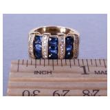 Sapphire and Diamond Ring - 18k **NO RESERVE**