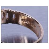 Custom Moissanite and Diamond Ring