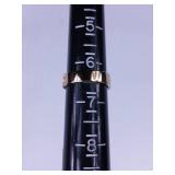 Custom Moissanite and Diamond Ring