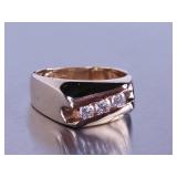 Past, Present, Future Ring - 14k