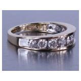1 Carat Round Channel Set Diamond Band - 14k **NO RESERVE**