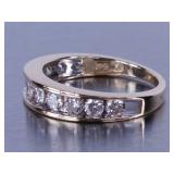 1 Carat Round Channel Set Diamond Band - 14k **NO RESERVE**