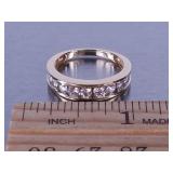 1 Carat Round Channel Set Diamond Band - 14k **NO RESERVE**