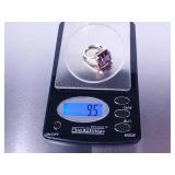 15ct Natural Amethyst Ring - 14k