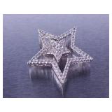 Star Diamond Pendant - 14k