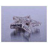 Star Diamond Pendant - 14k