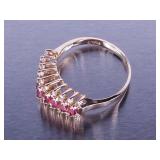 Ruby and Diamond Ring - 14k