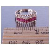 Ruby and Diamond Ring - 14k
