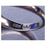 Custom Sapphire Ring in White Gold