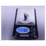 Custom Sapphire Ring in White Gold