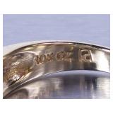 Moissanite Diamond Ring in Yellow Gold