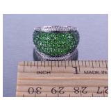 Emerald and Diamond Ring