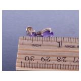 Amethyst Earrings - 14k