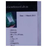 2935 Carat Natural Emerald Speciman