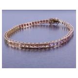 Tennis Bracelet in Yellow Gold