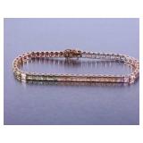 Tennis Bracelet in Yellow Gold