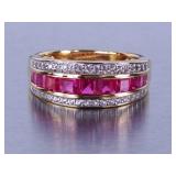 Ruby and Diamond Ring