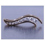 Journet Diamond Pendant in Yellow Gold