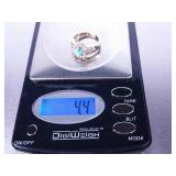 Topaz and Diamond Ring - 14k