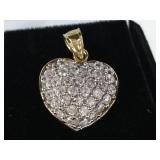 Heart Pendant in Yellow Gold
