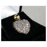 Heart Pendant in Yellow Gold