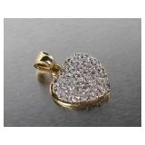 Heart Pendant in Yellow Gold