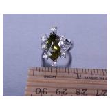 5ct Peridot Ring