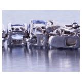 8ct Tanzanite Tennis Bracelet